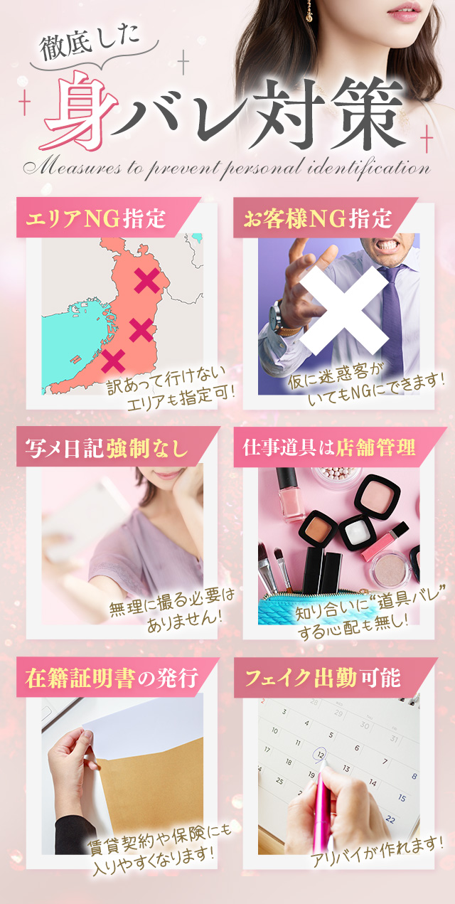 身バレ対策