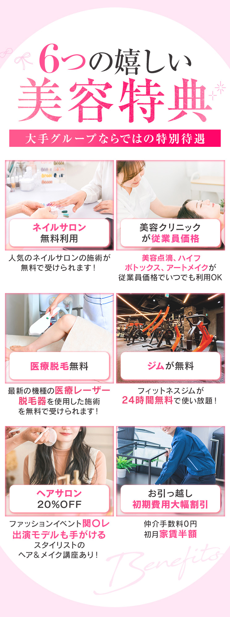 6つの特典